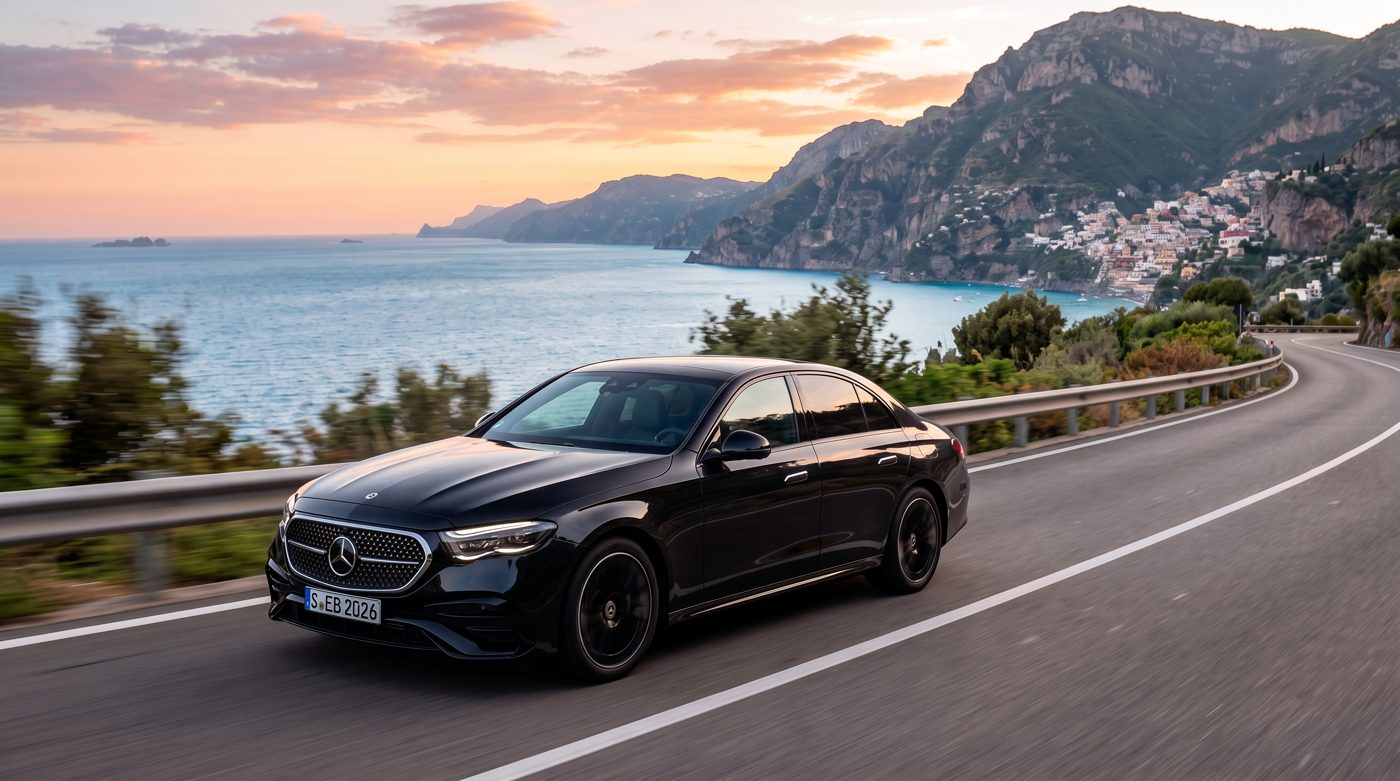 Mercedes-Benz Classe E berline avec chauffeur privé Suisse