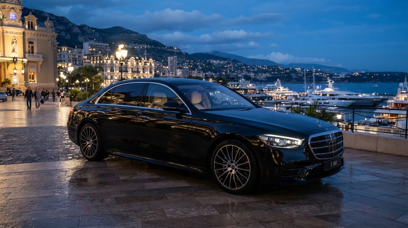 Mercedes-Benz Classe S limousine avec chauffeur privé