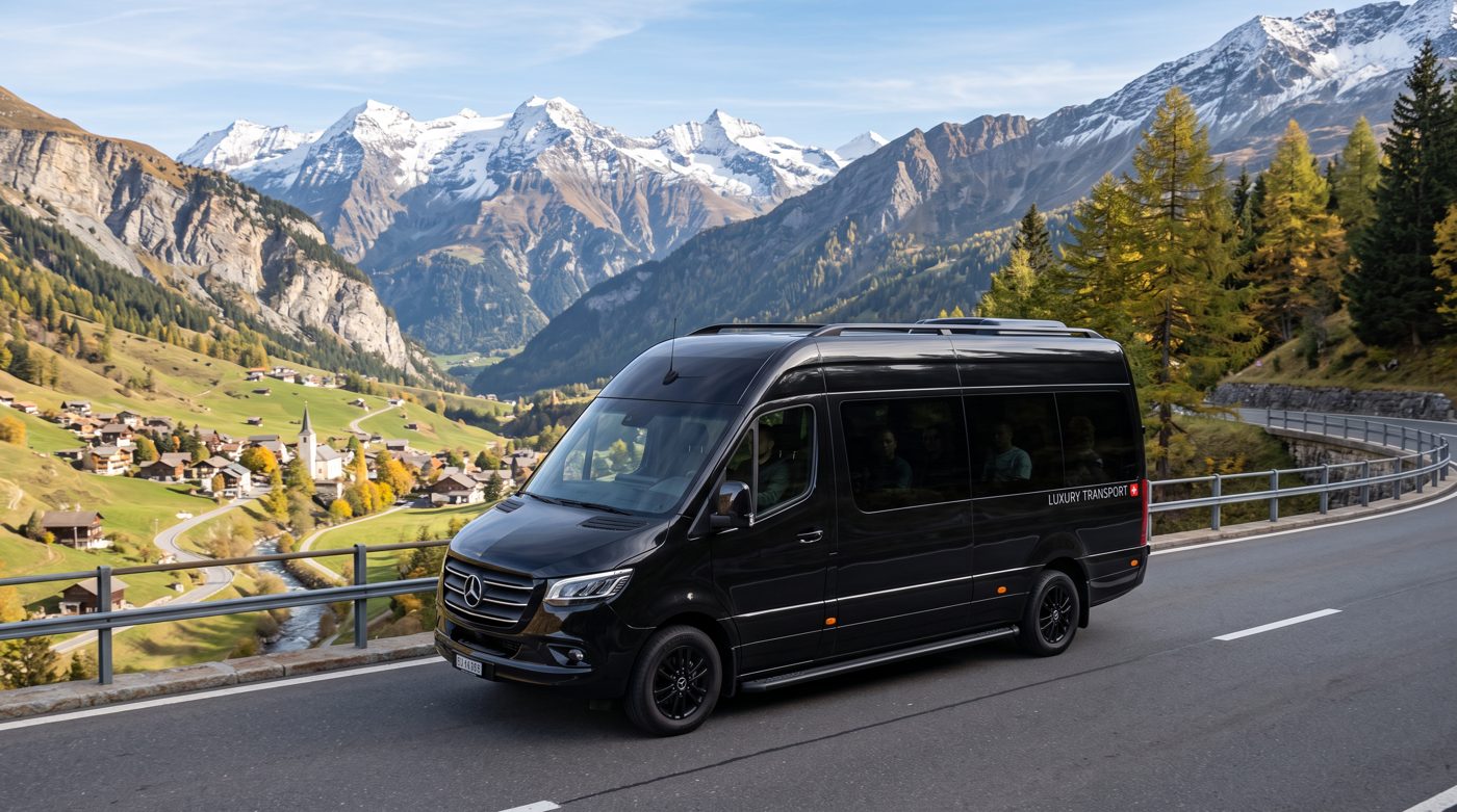 Mercedes-Benz Sprinter minibus avec chauffeur privé